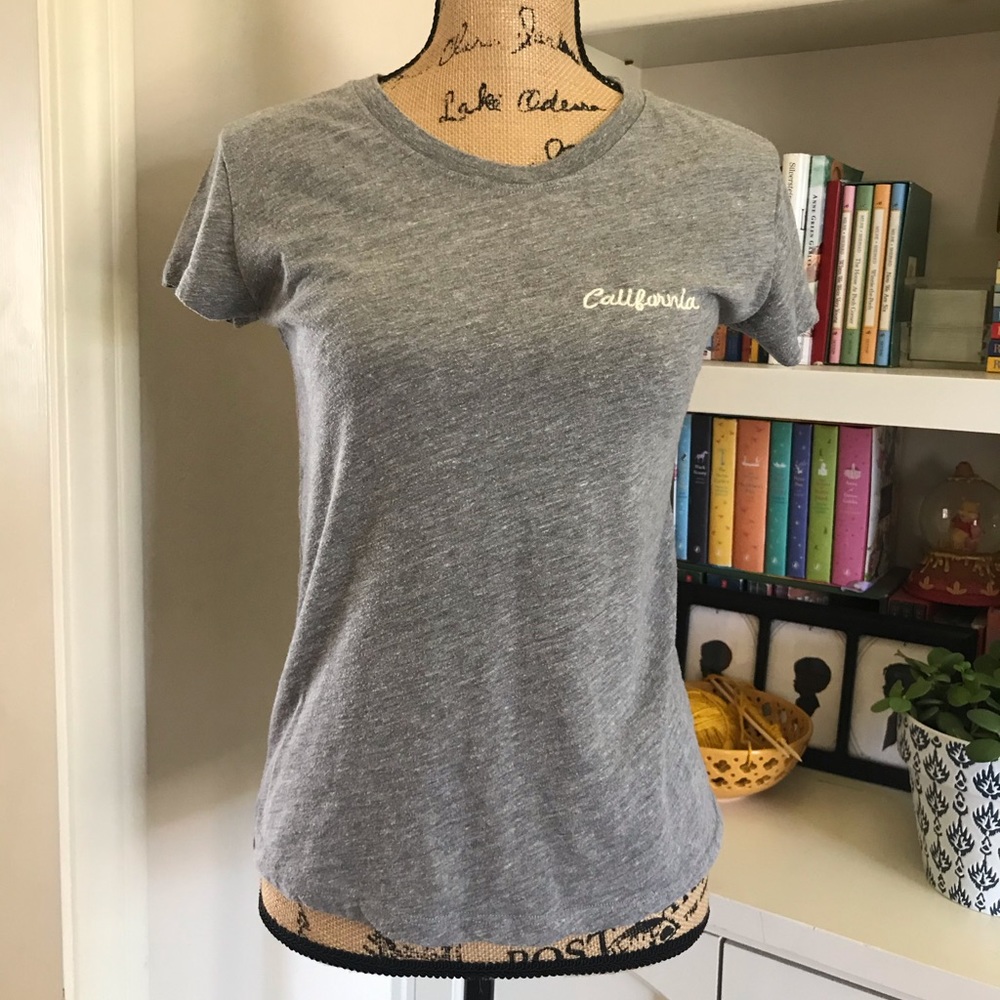 Brandy Melville California Grey cotton tee